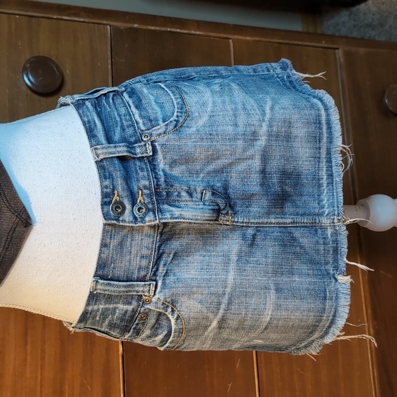 Maurices PREMIUM MINI JEAN SKIRT Festival Denim SZ 9/10 - Picture 2 of 13